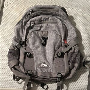 High Sierra Charcoal Backpack for Men